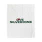 Love Silvermine Velveteen Plush Blanket