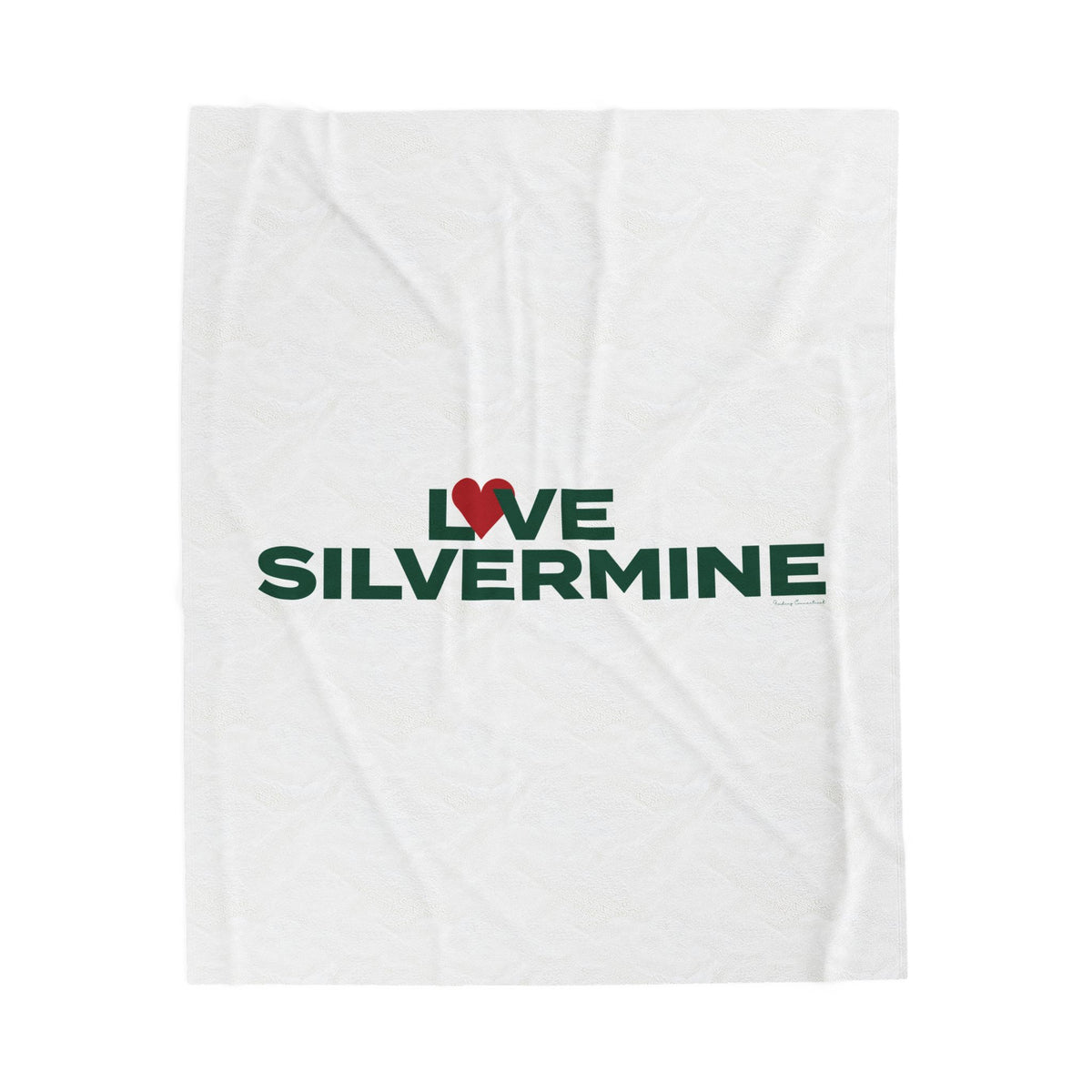 Love Silvermine Velveteen Plush Blanket