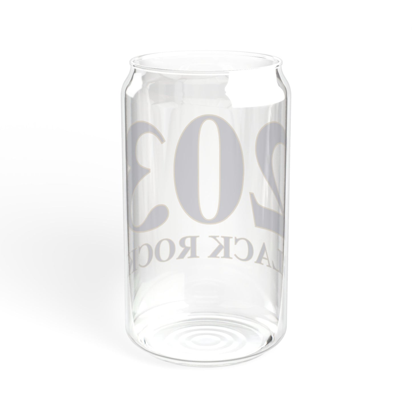 203 Black Rock Sipper Glass, 16oz