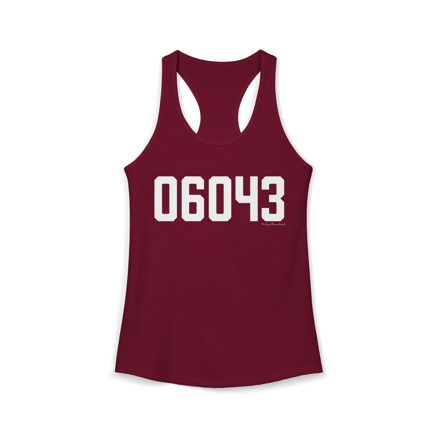 06043 Bolton CT Zip Code Women's Ideal Racerback Tank Top