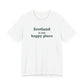 Scotland is My Happy Place Unisex Jersey Short Sleeve T-Shirt