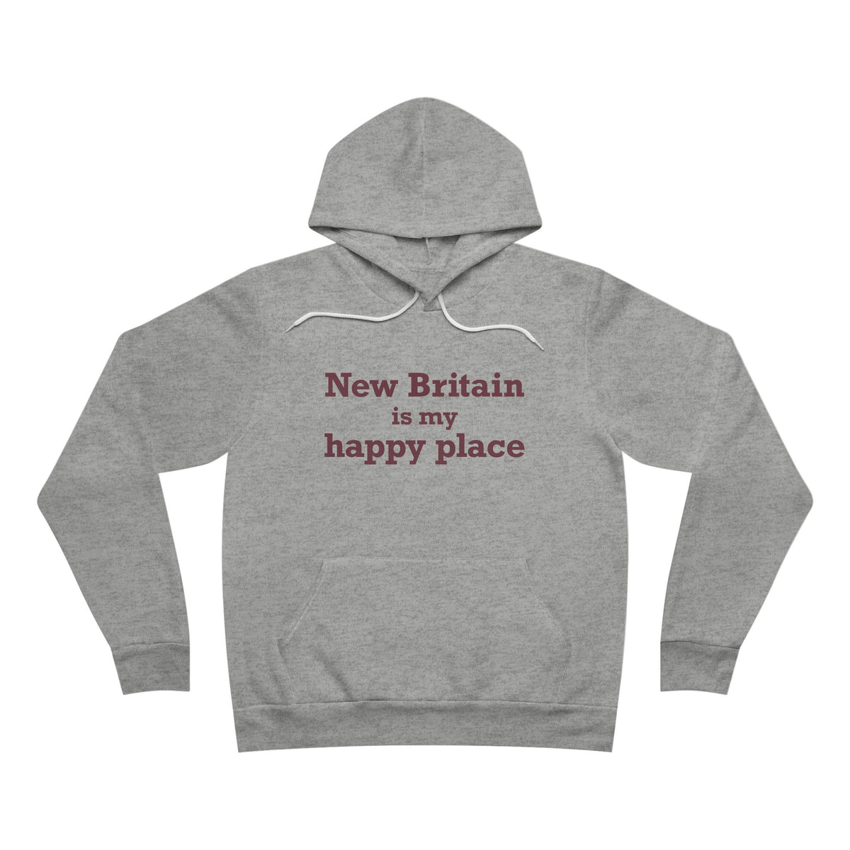 New Britain is My Happy Place Unisex Sponge Fleece Pullover Hoodie