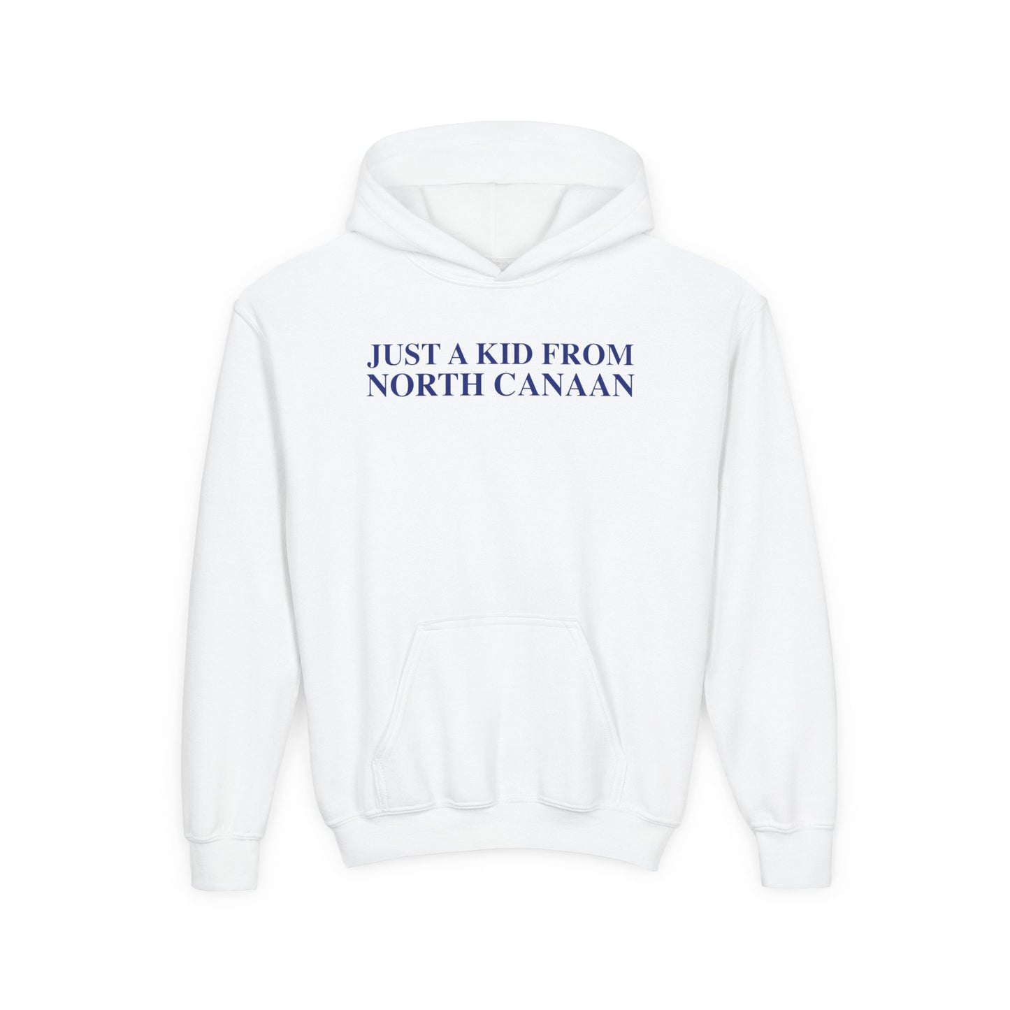Just a kid from North Canaan Youth Heavy Blend Hooded Sweatshirt
