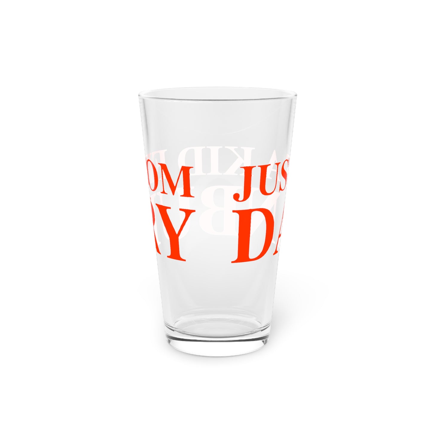 Just a kid from Danbury Pint Glass, 16oz