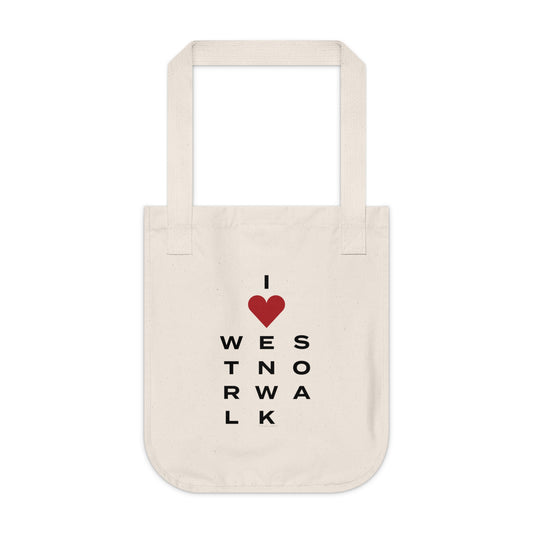 West Norwalk Vision Organic Canvas Tote Bag