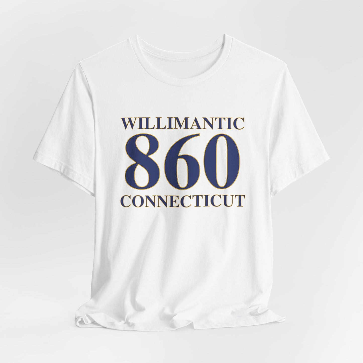 Willimantic 860 Connecticut Unisex Jersey Short Sleeve T-Shirt