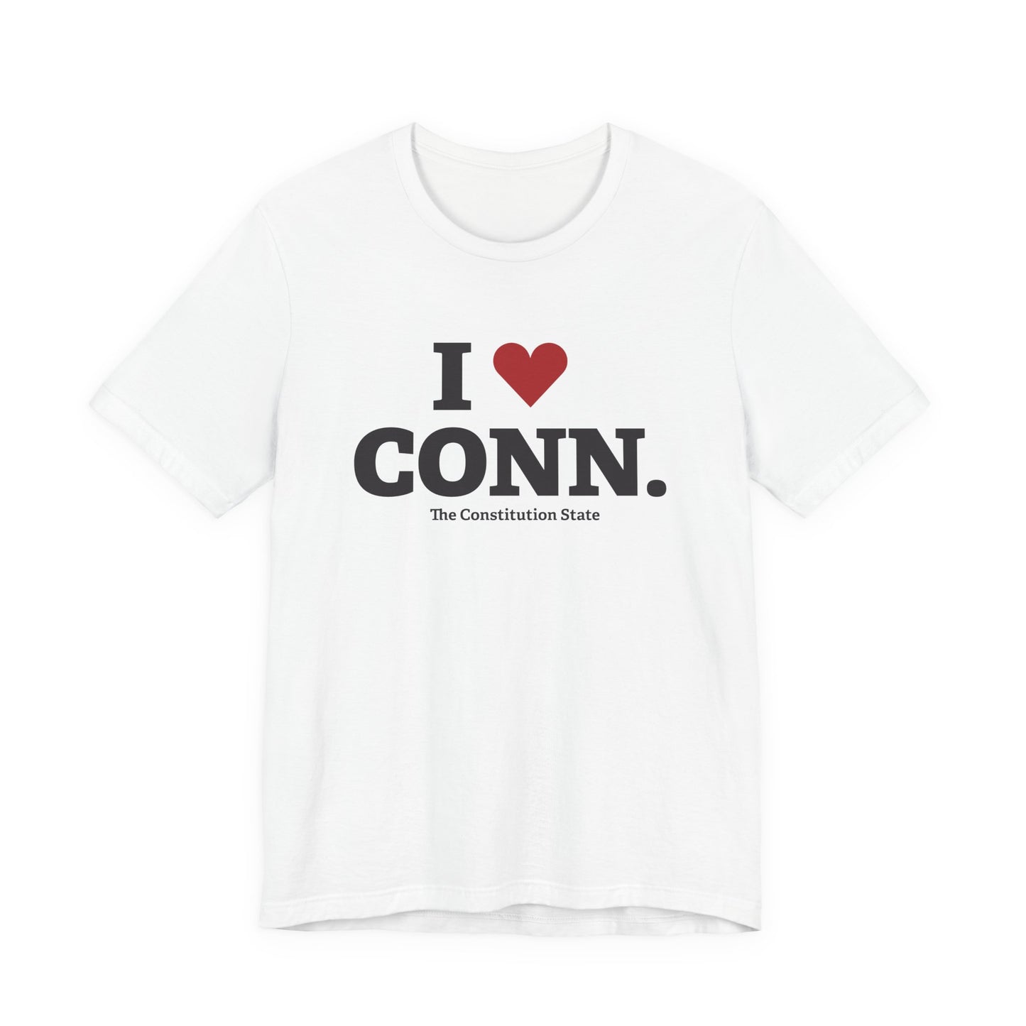 I Heart CONN. Unisex Jersey Short Sleeve T-Shirt