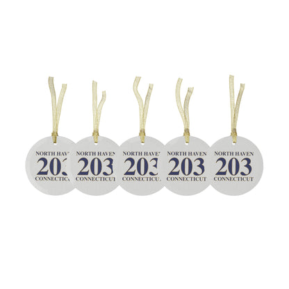 North Haven 203 Connecticut Glass Ornaments