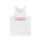 Just a kid from Fairfield Unisex Jersey Tank Top