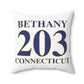 Bethany 203 Connecticut Polyester Square Pillow