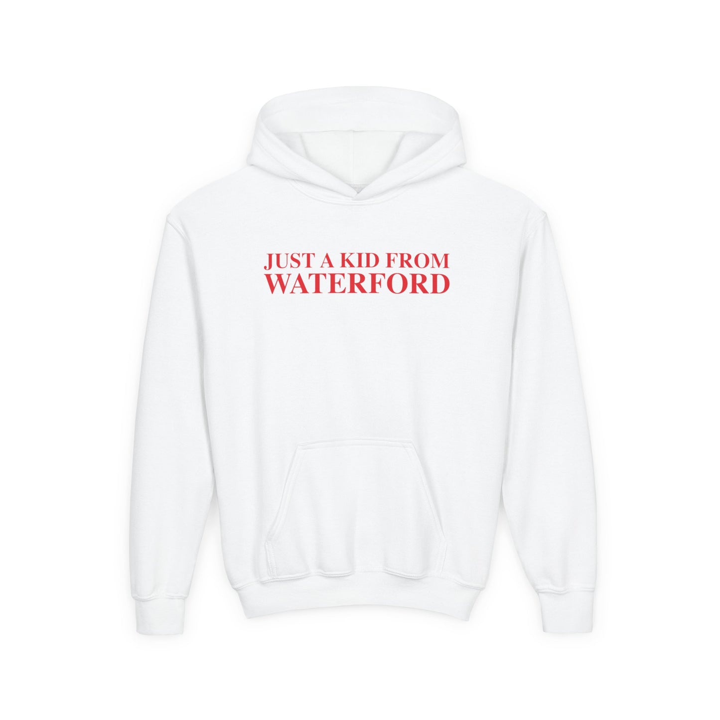 Just a kid from Waterford Youth Heavy Blend Hooded Sweatshirt