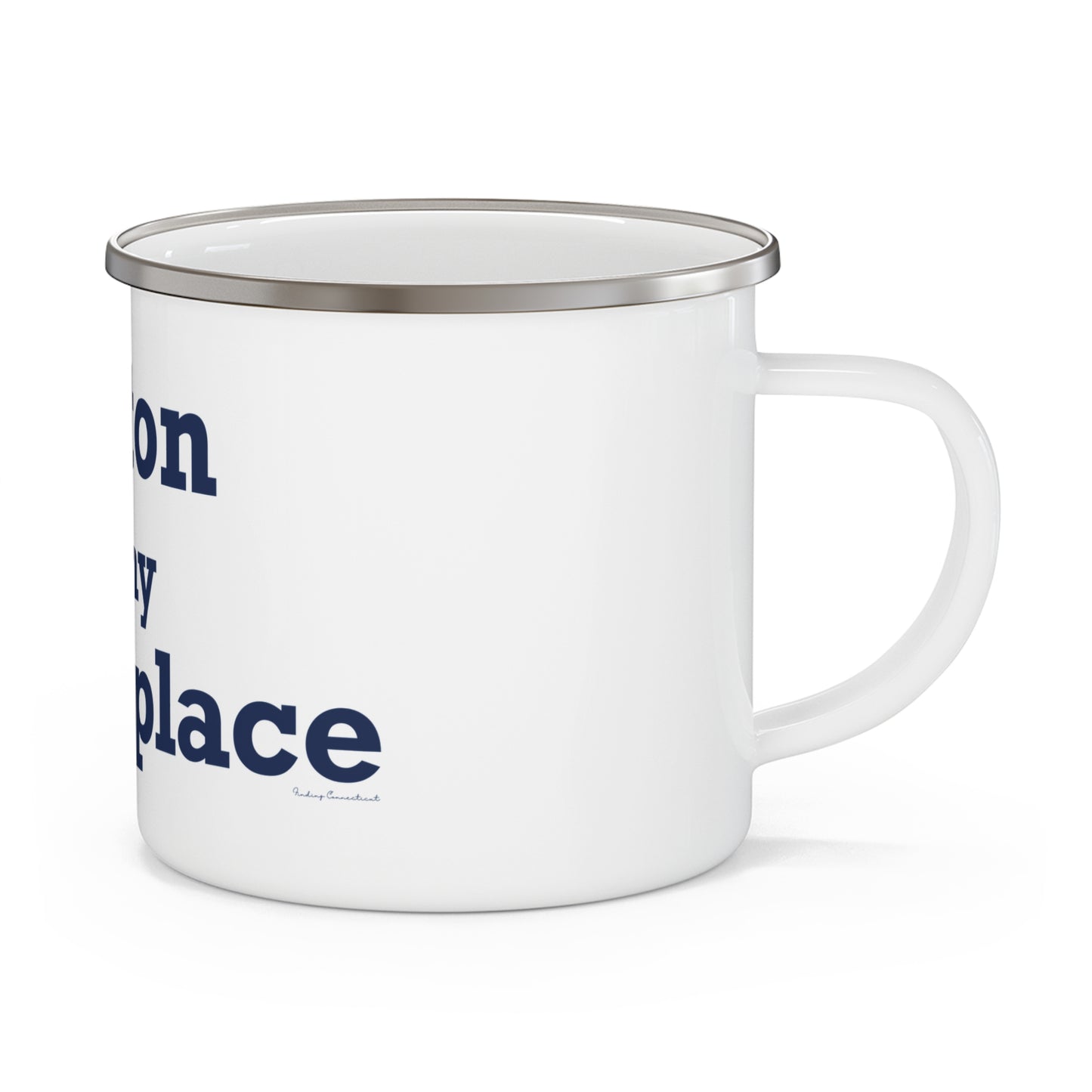 Bolton is My Happy Place Enamel Camping Mug
