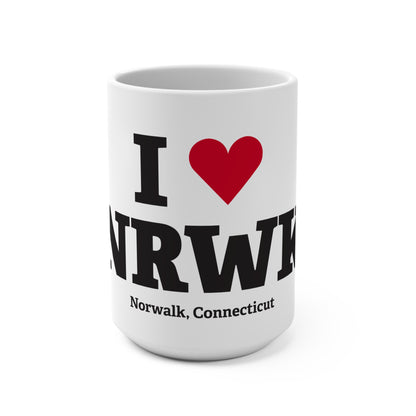 I Heart NRWK Mug 15oz