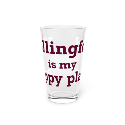 Wallingford is My Happy Place Pint Glass, 16oz
