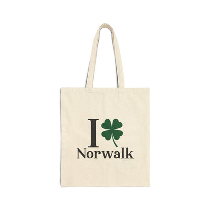 I Clover Norwalk Cotton Canvas Tote Bag