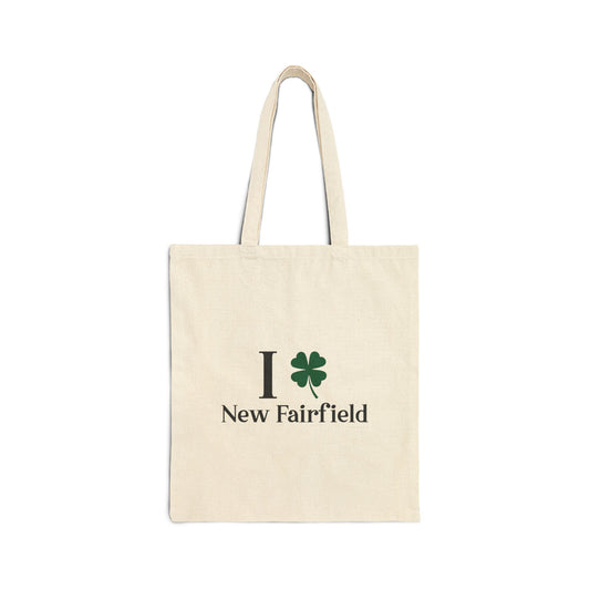 I Clover New Fairfield Cotton Canvas Tote Bag