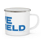 Love Fairfield Enamel Camping Mug