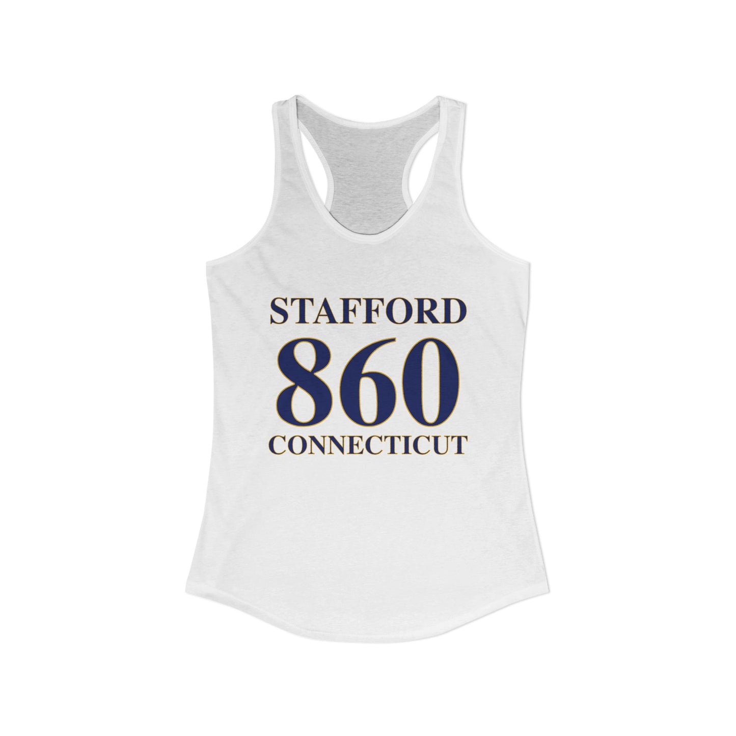 Stafford 860 Connecticut Women's Ideal Racerback Tank Top