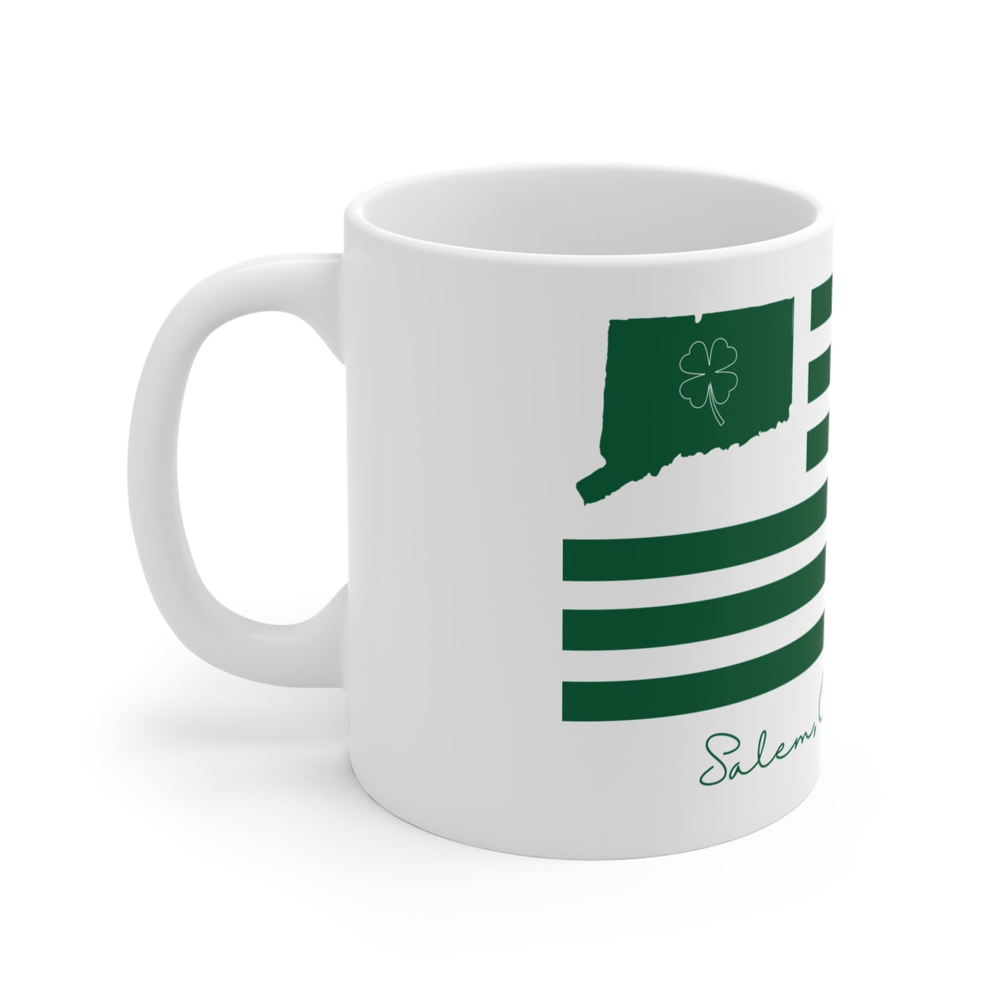 Salem Connecticut St. Patrick’s Day Flag Mug 11oz