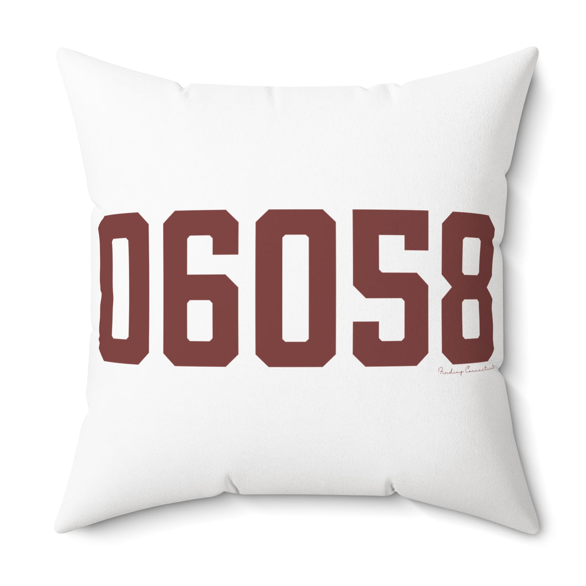 06058 Norfolk Connecticut Zip Code Polyester Square Pillow