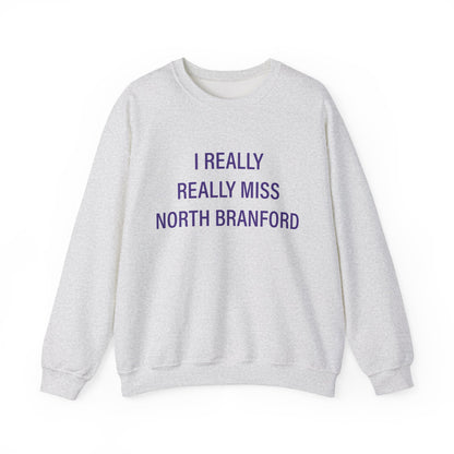 I Really Really Miss North Branford Unisex Heavy Blend™ Crewneck Sweatshirt