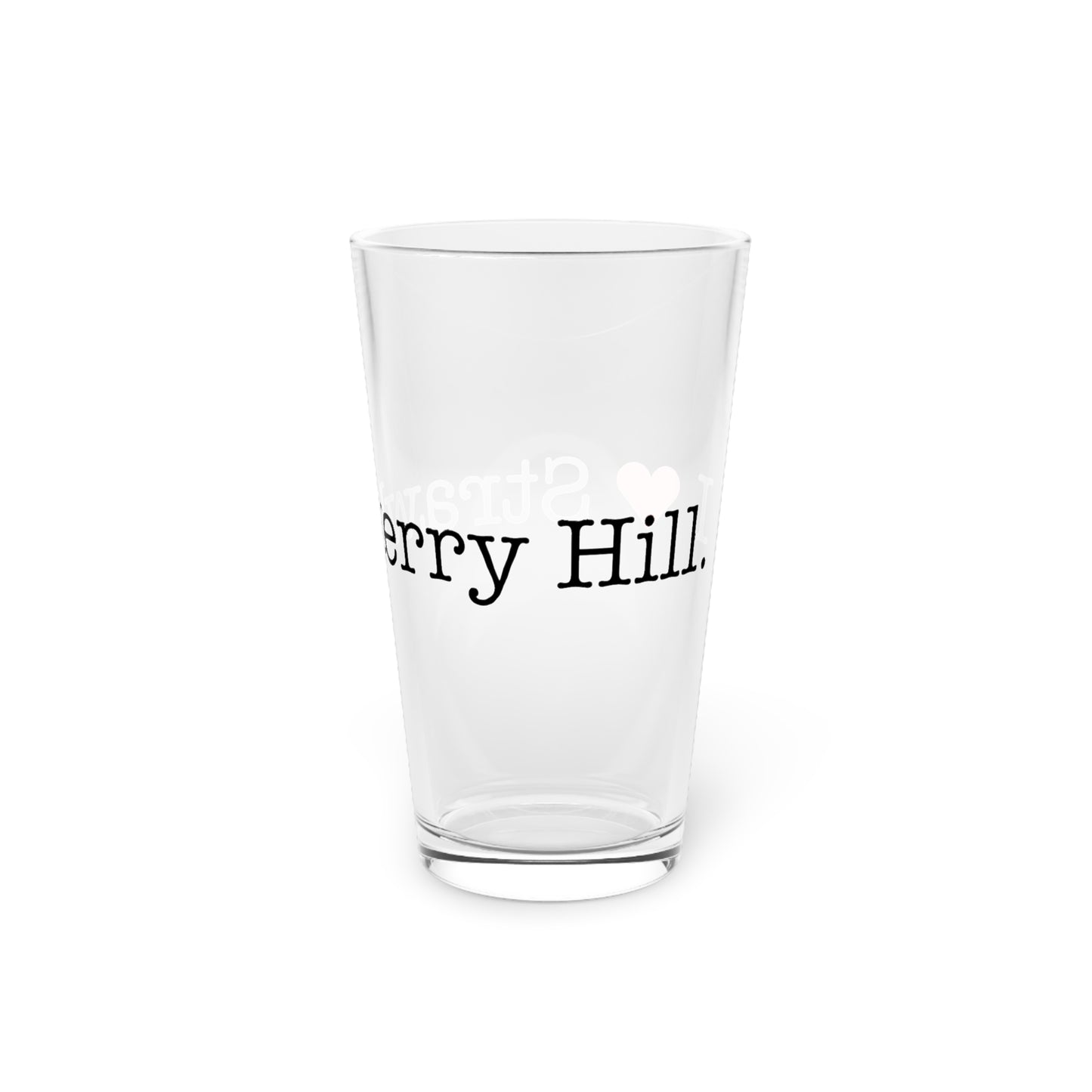 I Heart Strawberry Hill. Pint Glass, 16oz