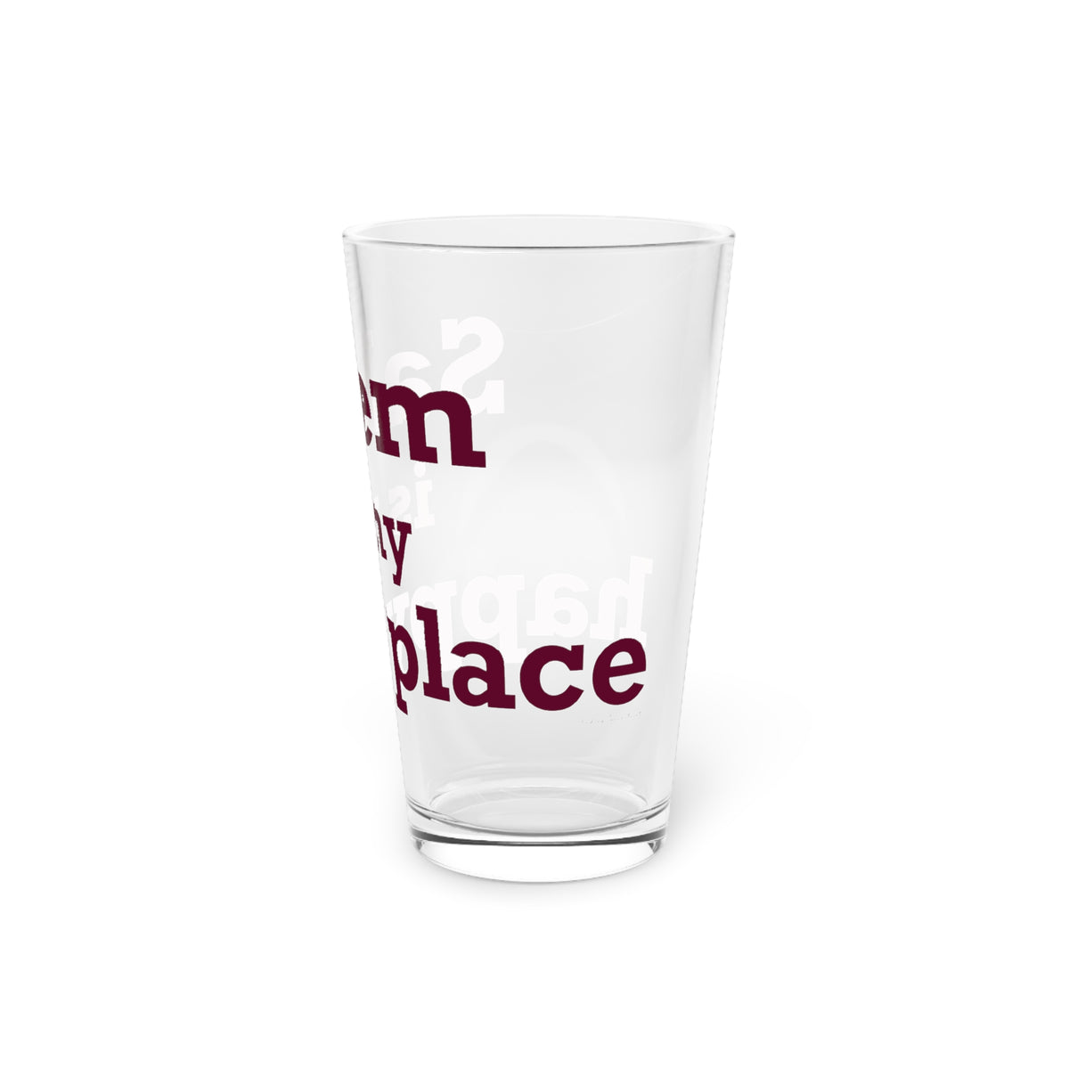 Salem  is My Happy Place Pint Glass, 16oz