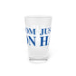 Just a kid from Hampton Pint Glass, 16oz