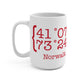 Norwalk Coordinates Mug 15oz