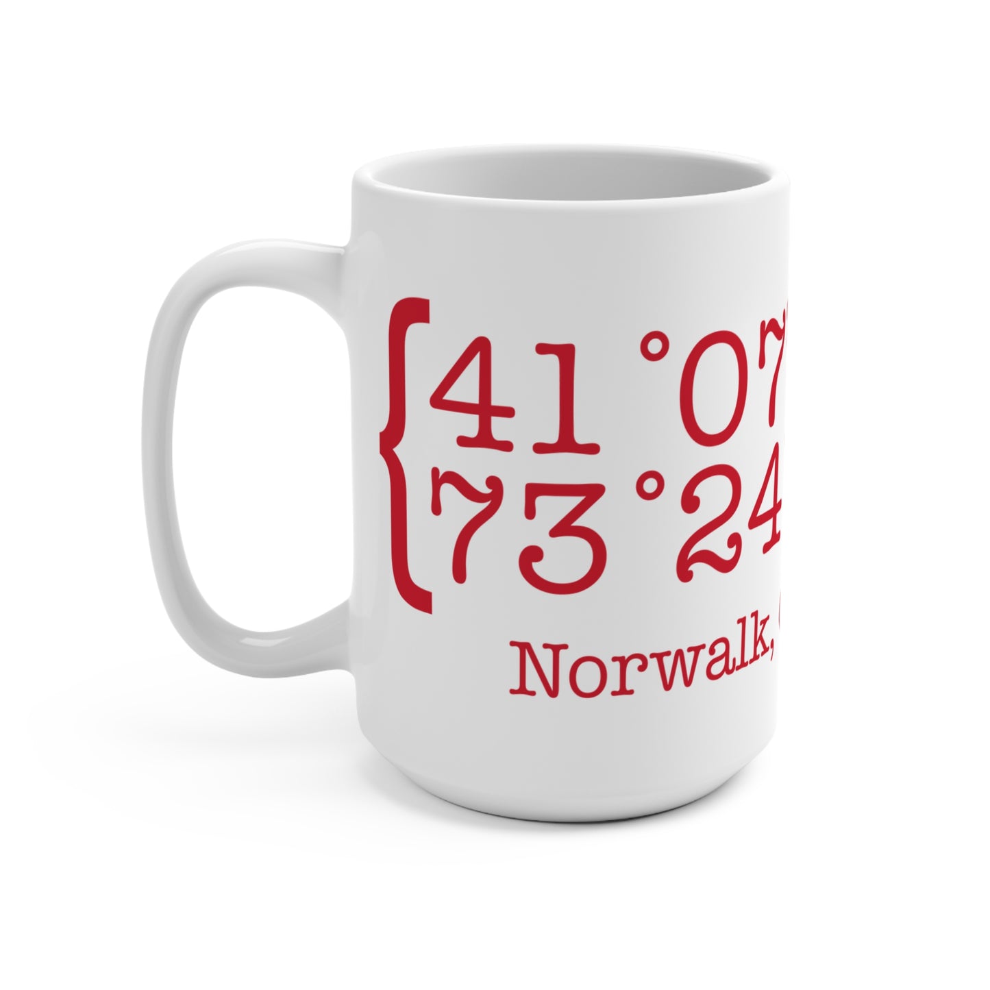 Norwalk Coordinates Mug 15oz