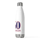 North Canaan Red, White & Blue 20oz Insulated Bottle