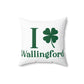 I Clover Wallingford Spun Polyester Square Pillow
