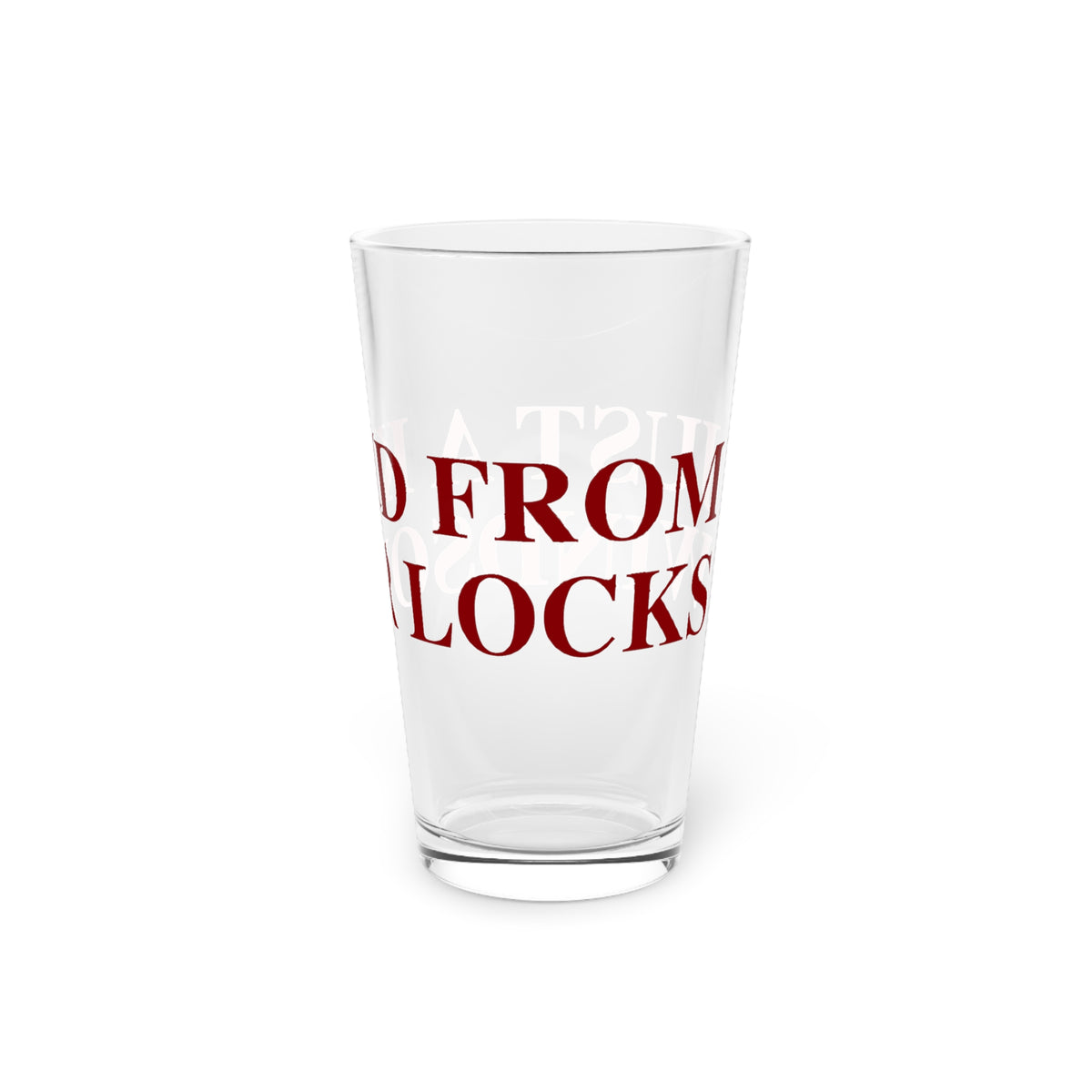 Just a kid from Windsor Locks Pint Glass, 16oz