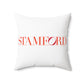 41 Tilt Stamford Spun Polyester Square Pillow