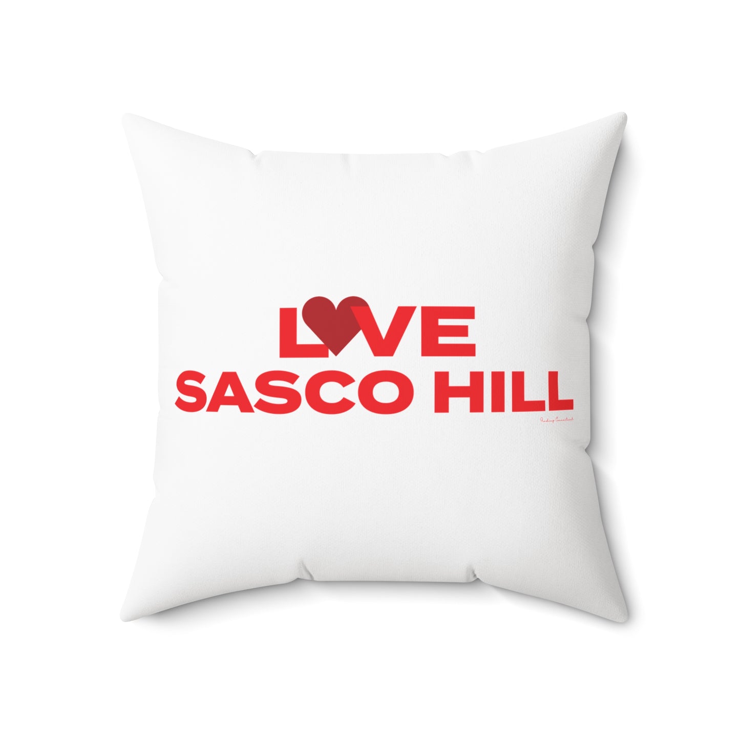 Love Sasco Hill Spun Polyester Square Pillow