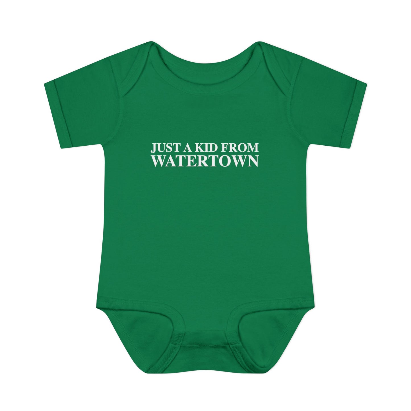 Just a kid from Watertown Infant Baby Rib Bodysuit