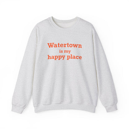 Watertown is My Happy Place Unisex Heavy Blend™ Crewneck Sweatshirt