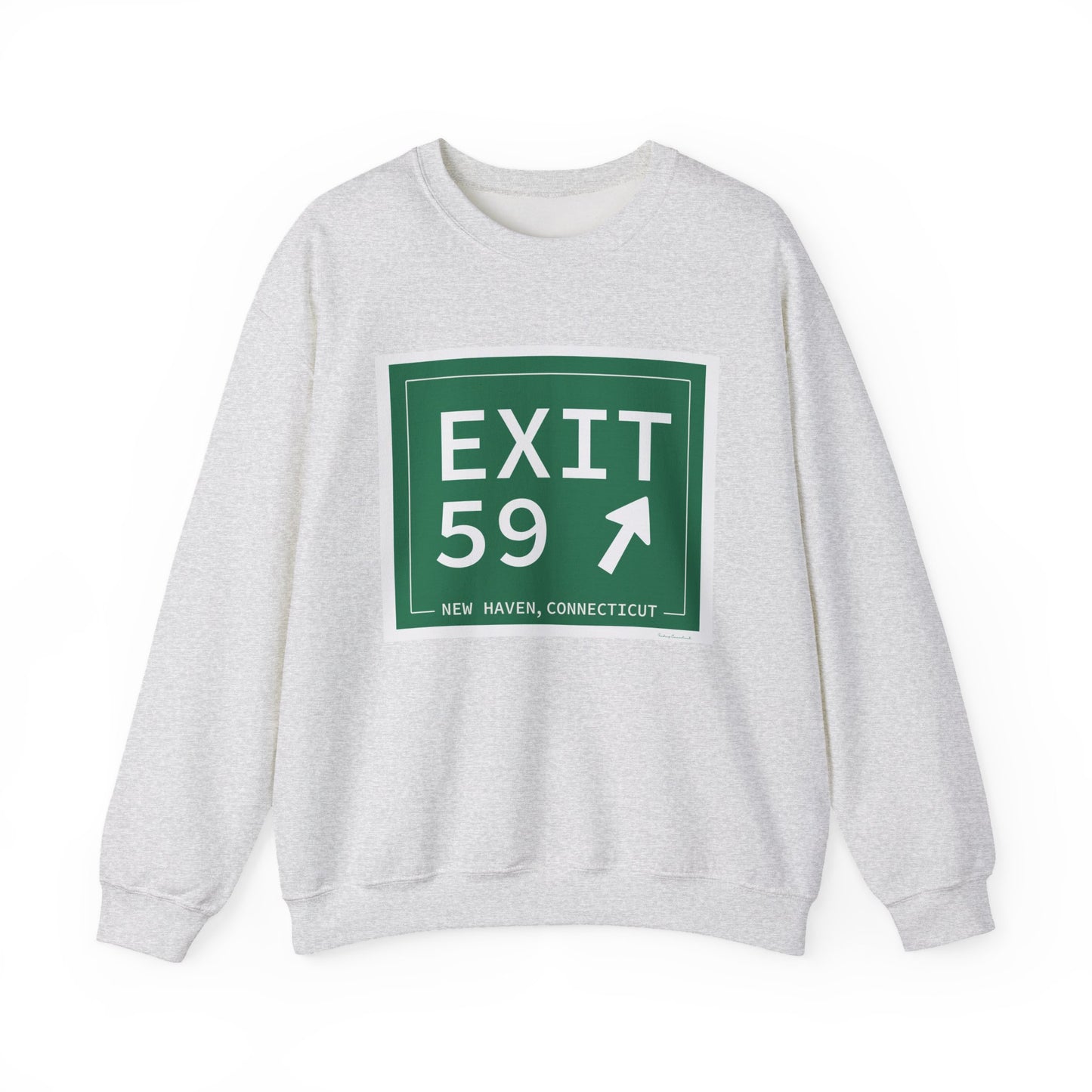 Vintage Exit 59 WCP Sign Unisex Heavy Blend™ Crewneck Sweatshirt