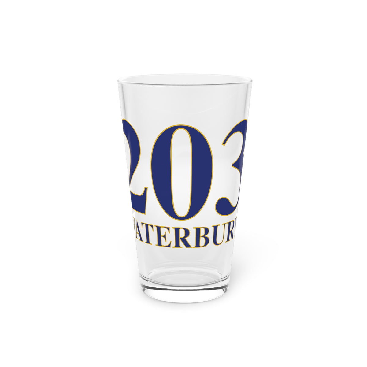 203 Waterbury Pint Glass, 16oz