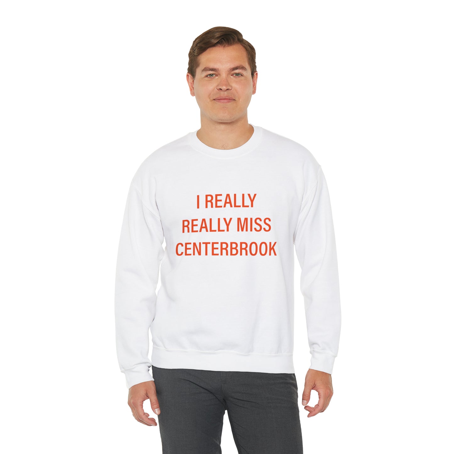 I Really Really Miss Centerbrook Unisex Heavy Blend™ Crewneck Sweatshirt (orange)