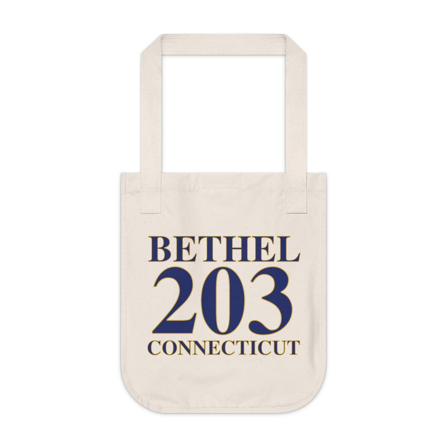 Bethel 203 Connecticut Organic Canvas Tote Bag