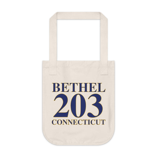 Bethel 203 Connecticut Organic Canvas Tote Bag