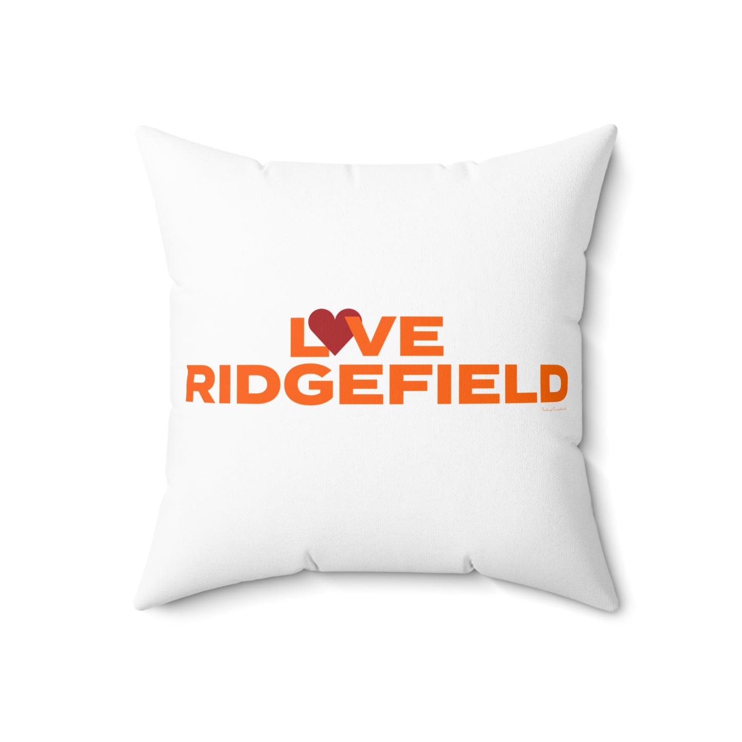 Love Ridgefield Spun Polyester Square Pillow