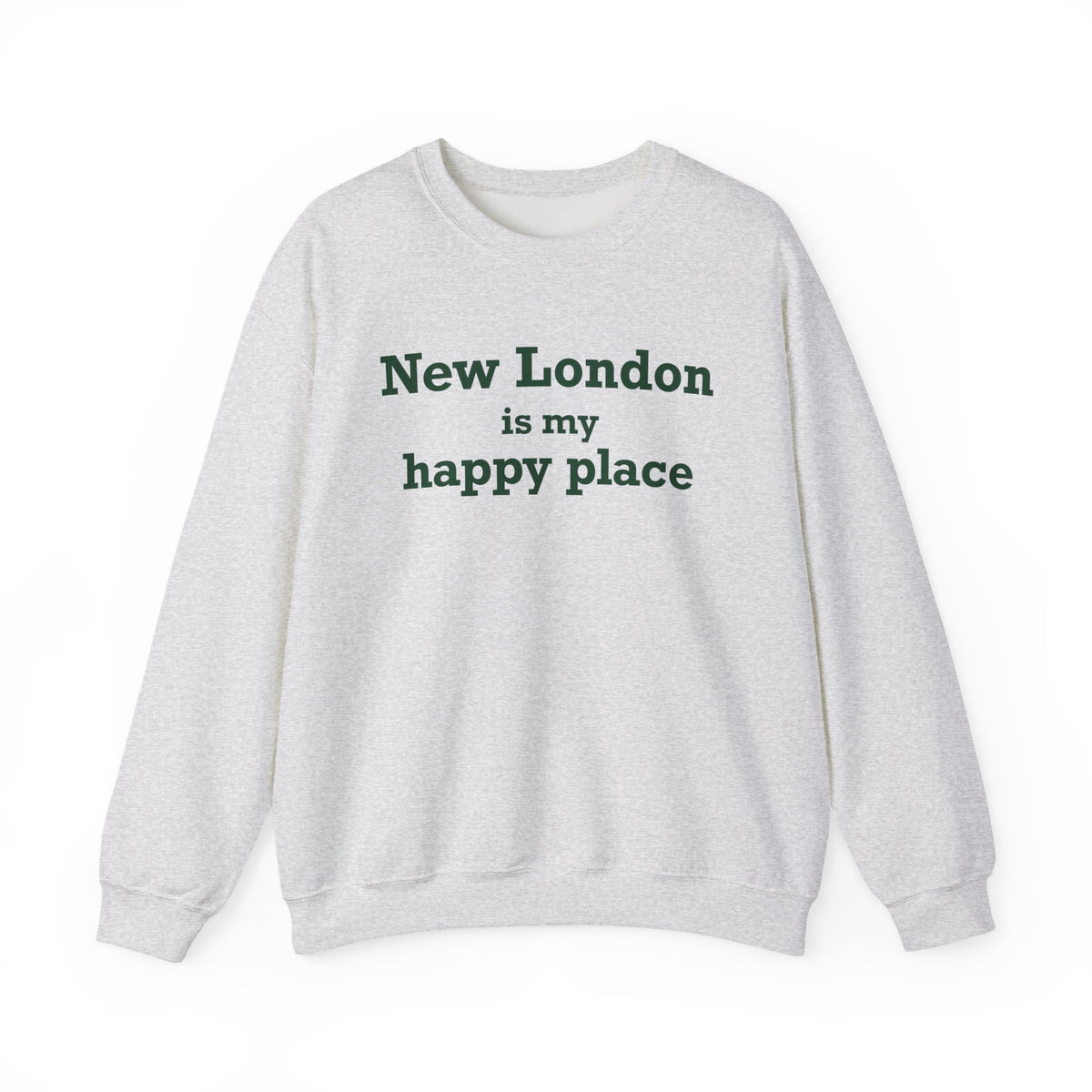 New London is My Happy Place Unisex Heavy Blend™ Crewneck Sweatshirt