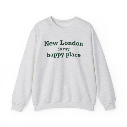 New London is My Happy Place Unisex Heavy Blend™ Crewneck Sweatshirt