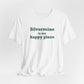 Silvermine is My Happy Place Unisex Jersey Short Sleeve T-Shirt
