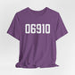 06910 Stamford CT Zip Code Unisex Jersey Short Sleeve T-Shirt