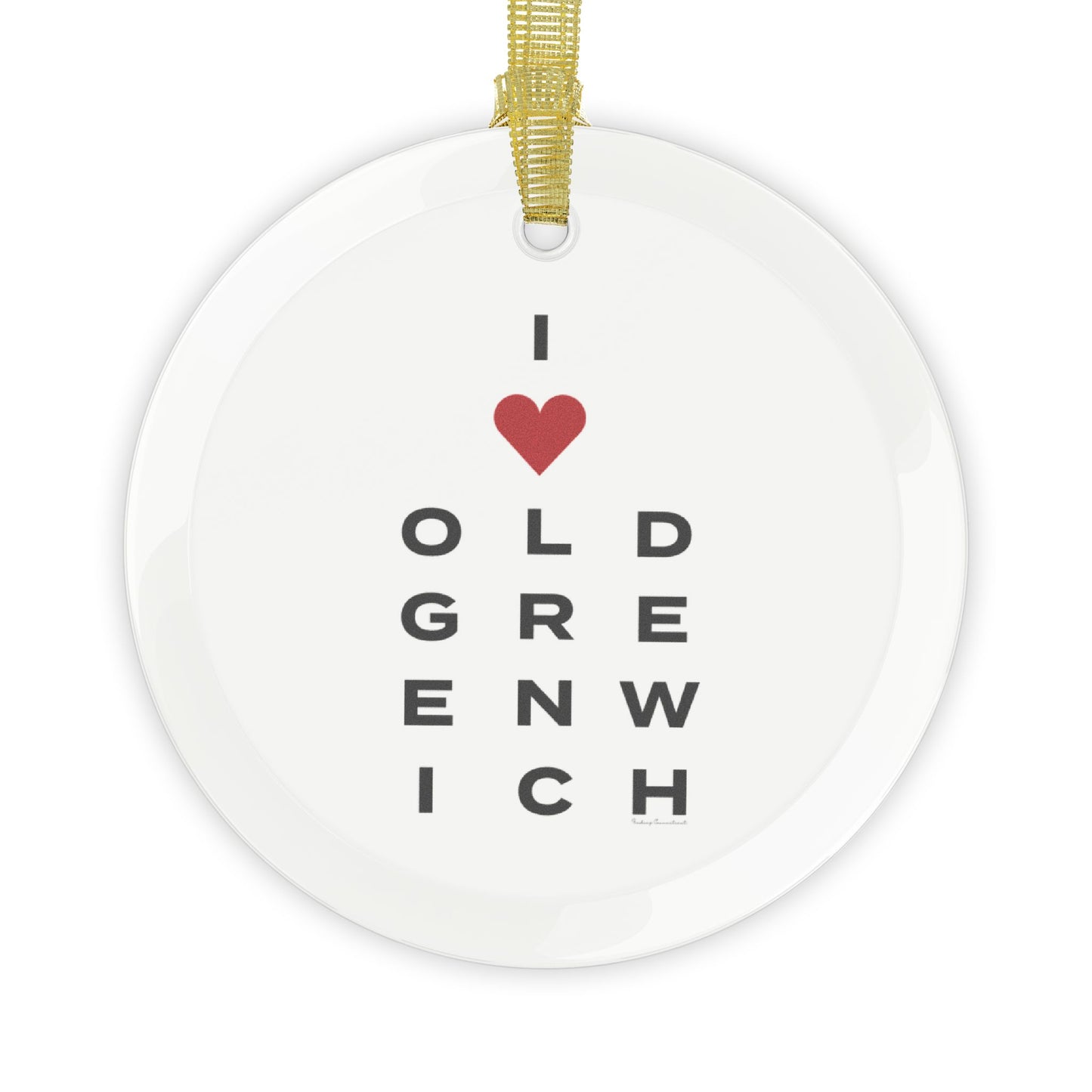 Old Greenwich Vision Glass Ornaments