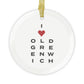 Old Greenwich Vision Glass Ornaments