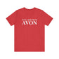 Just a kid from Avon Unisex Jersey Short Sleeve T-Shirt